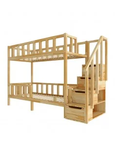 Bunk bed with steps Filip - Side entrance