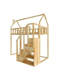 Lit mezzanine avec escalier - Zosia