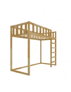 Loft bed with ladder FILIP – side view (left)