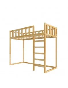 Loft bed Filip with ladder – side view
