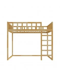 Loft bed FILIP with ladder – front view