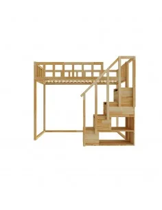 Loft bed with steps - FILIP