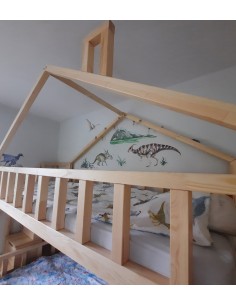 Bunk bed 3 persons - NIKOLA WITH STAIRS