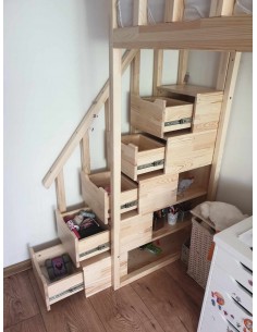 Escalier pour lit d'enfant