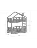 Children's Bunk Bed NIKOLA