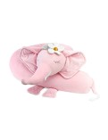 Crib roll bumper – Elephant Ellie