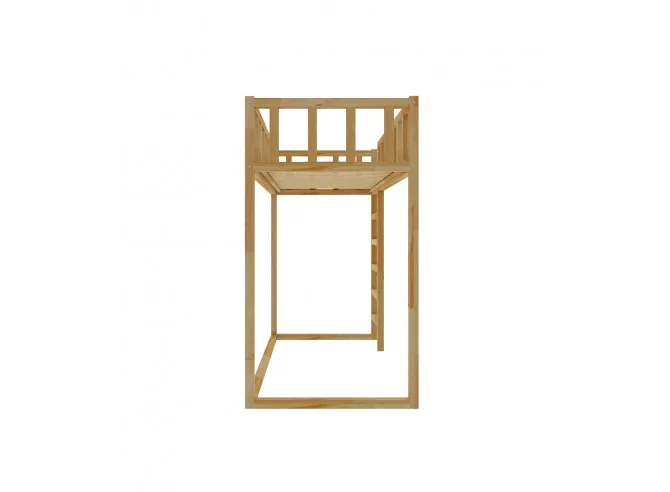 Poschodová posteľ Filip s rebríkom – pevná strana