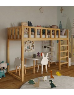 Łóżko na antresoli - rozmiar indywidualny