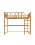 Lit mezzanine avec bureau – FILIP – vue de face