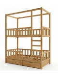 Lit superposé FILIP avec structure jusqu’au plafond